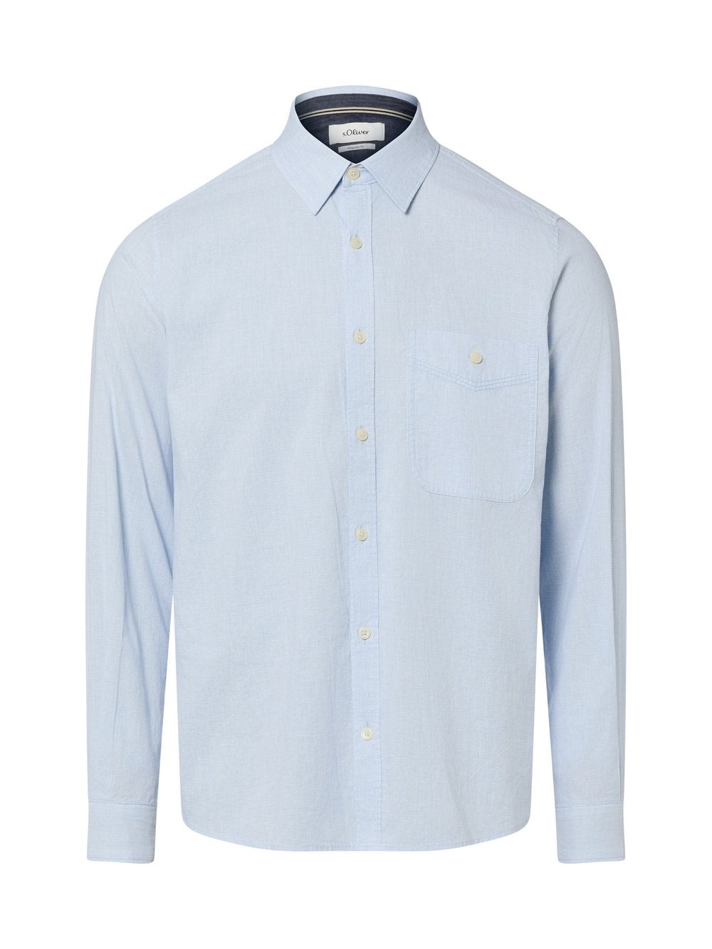 s.Oliver Freizeithemd Herren Regular Fit Baumwolle blau, S