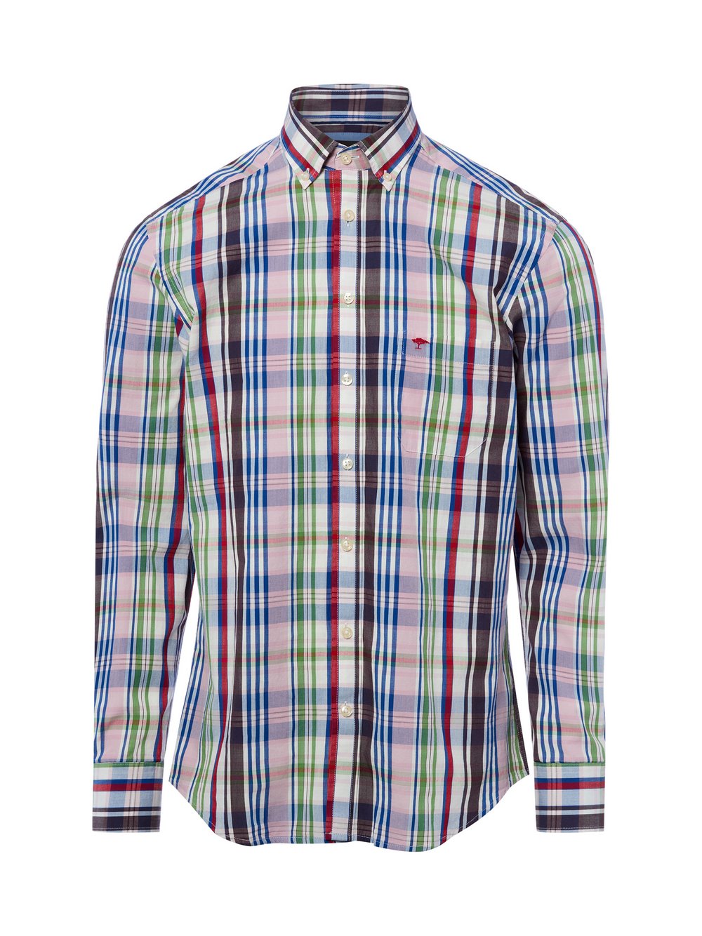 Fynch-Hatton Hemd Herren Regular Fit Baumwolle (100%) mehrfarbig kariert, L