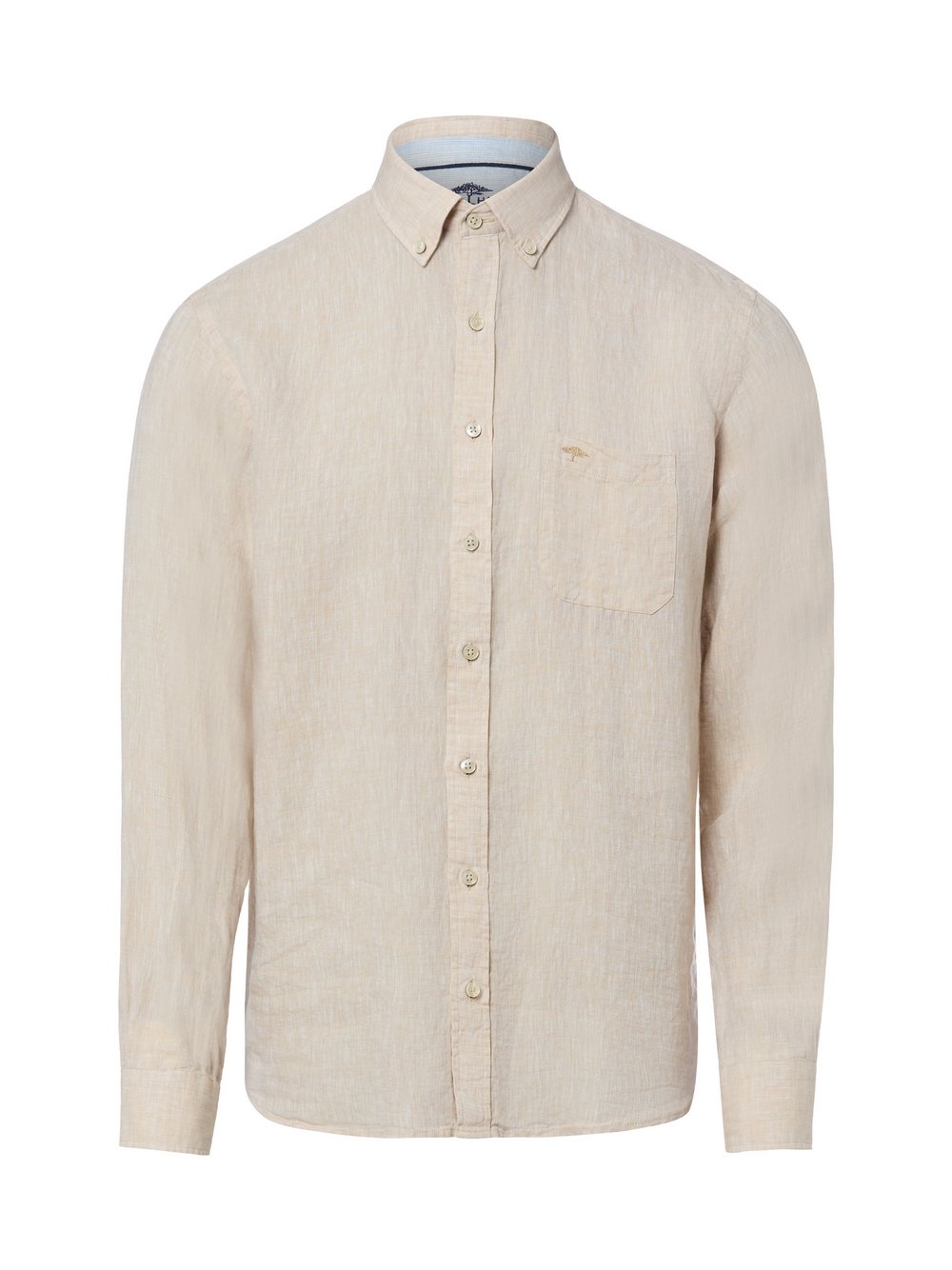 Fynch-Hatton Leinenhemd Herren Regular Fit Leinen (100%) beige, L