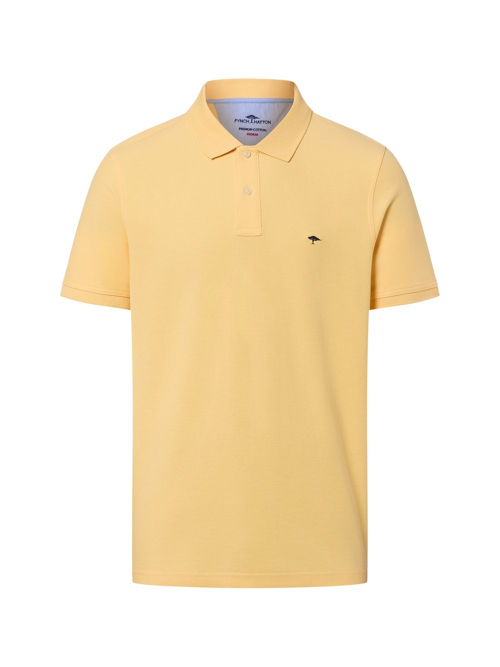 Fynch-Hatton Poloshirt Herren Baumwolle (100%) gelb, XL