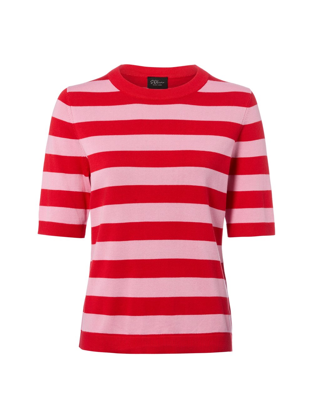 s.Oliver BLACK LABEL Strickpullover Damen Baumwolle mehrfarbig gestreift, 44