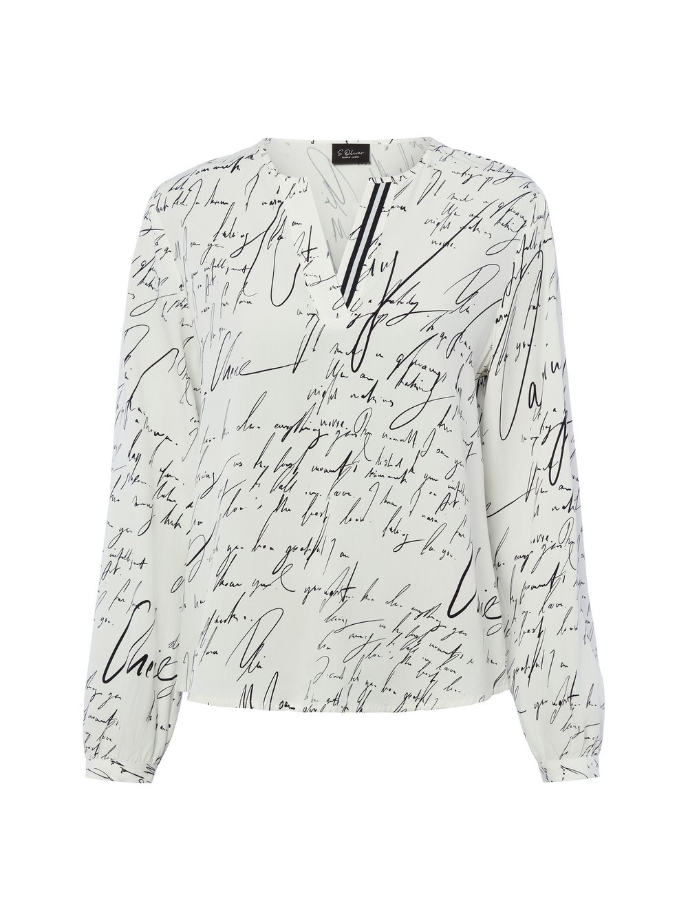 s.Oliver BLACK LABEL Blusenshirt Damen Viskose (100%) mehrfarbig bedruckt, 46