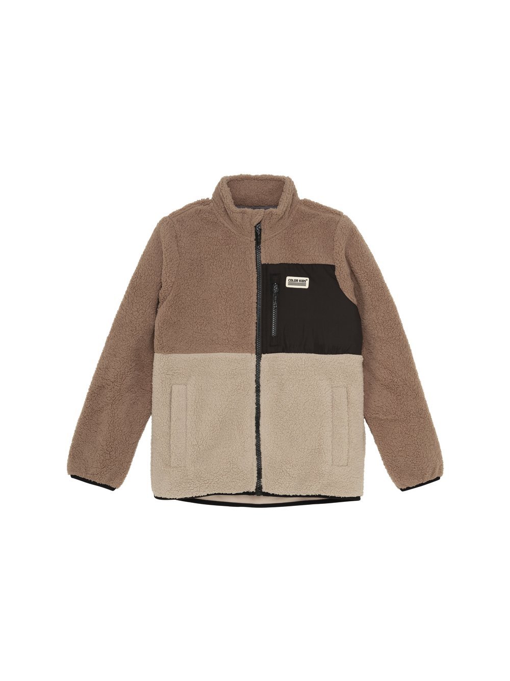 ColorKids Plüschjacke Kinder braun, 140