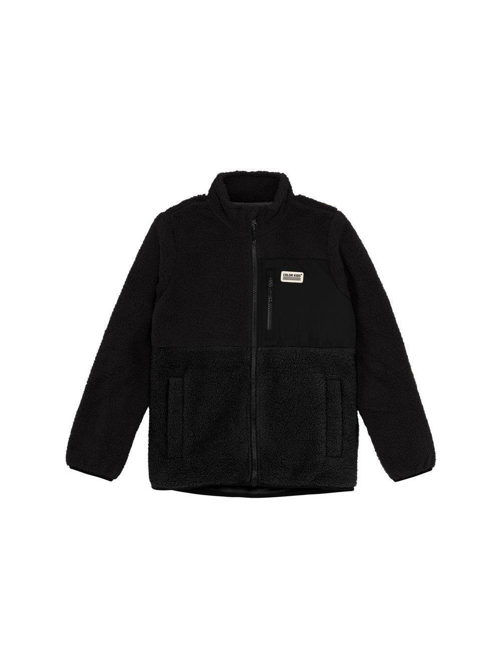 ColorKids Plüschjacke Kinder schwarz, 122
