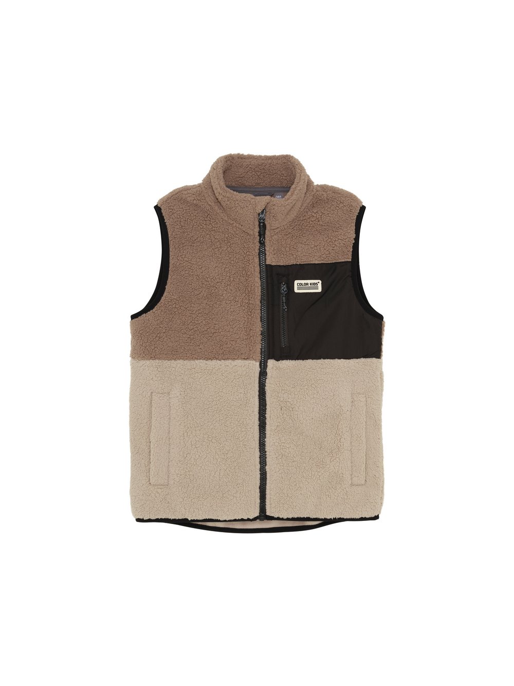 ColorKids Plüschweste Kinder braun, 116