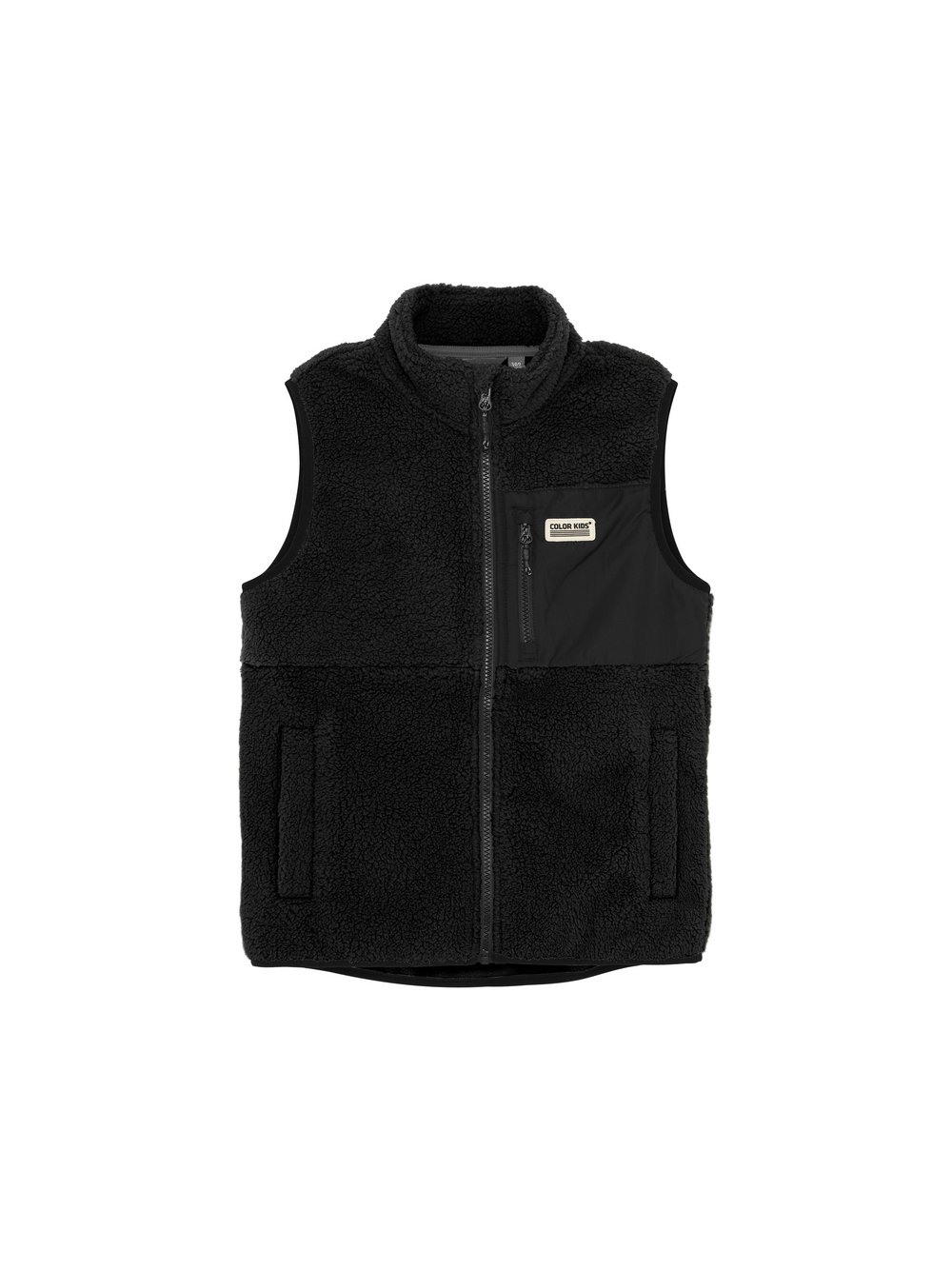 ColorKids Plüschweste Kinder schwarz, 164