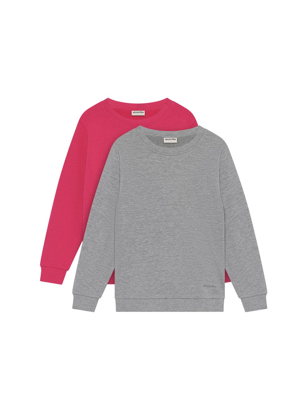 Minymo Sweater Kinder Baumwolle lila meliert, 122