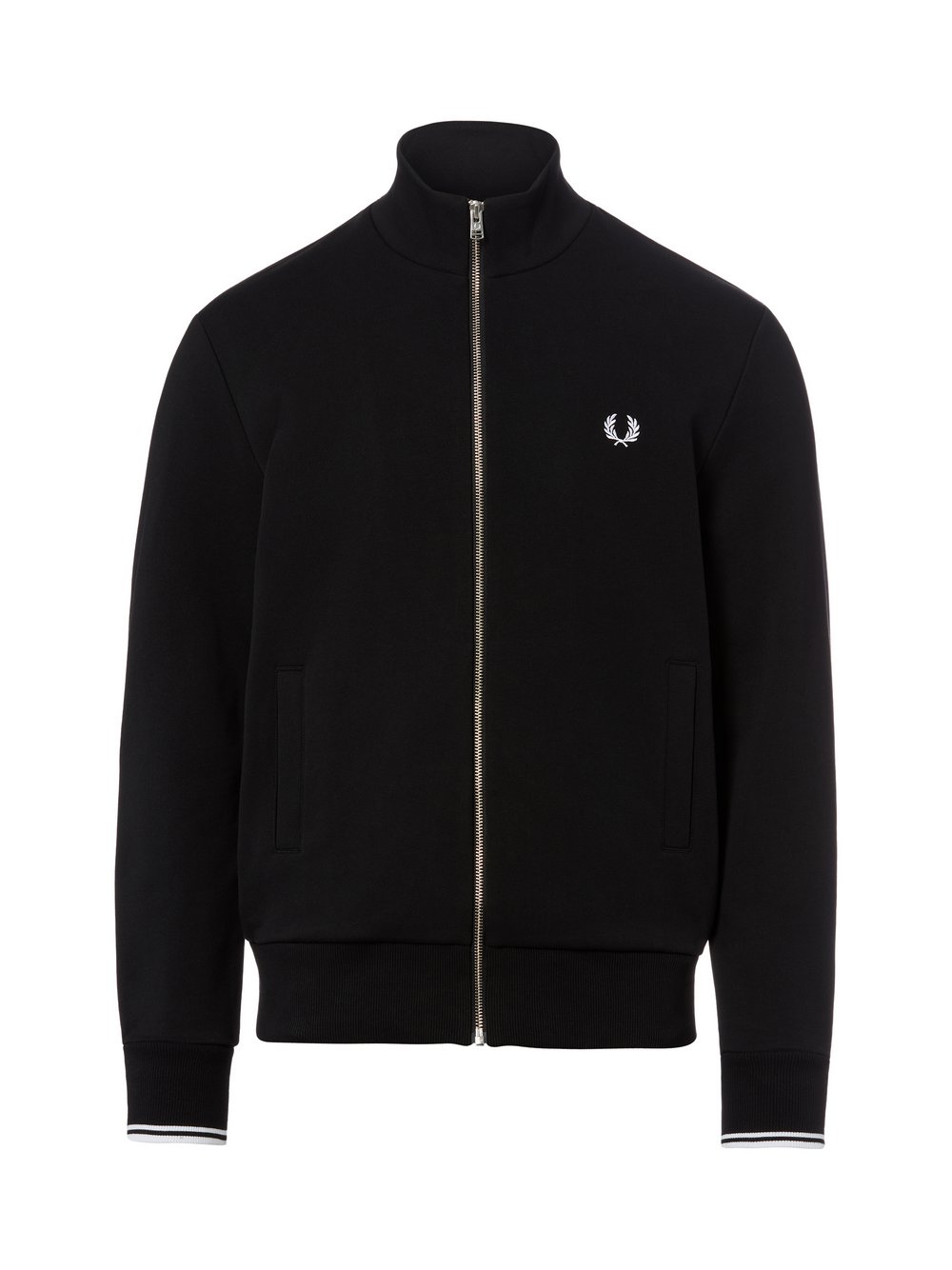 Thumbnail - Fred Perry Sweatjacke Herren Baumwolle (100%) schwarz, M