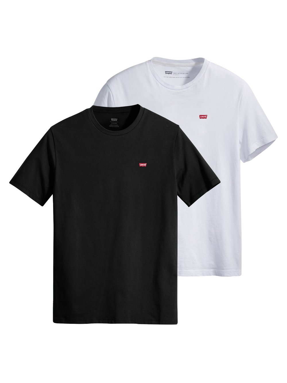 Levi's T-Shirt 2er Pack Herren Baumwolle mehrfarbig, XL
