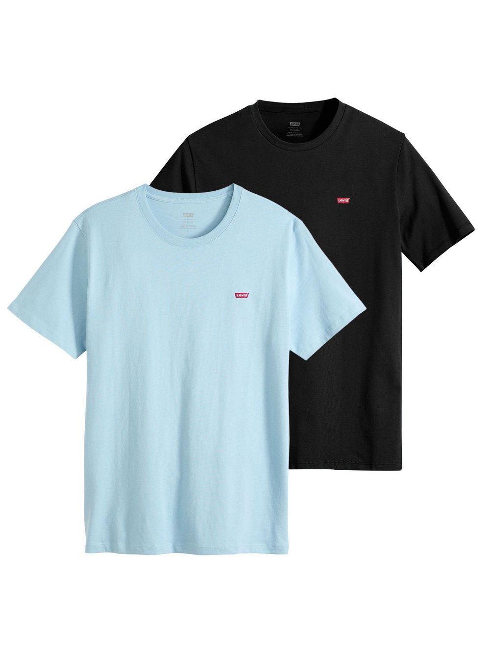 Levi's T-Shirt 2er Pack Herren Baumwolle mehrfarbig, L