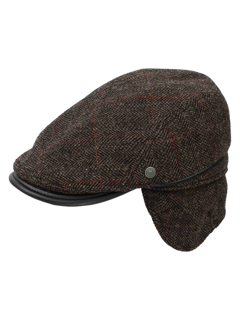 Thumbnail - Bugatti Flatcap Herren Wolle braun, ONE SIZE