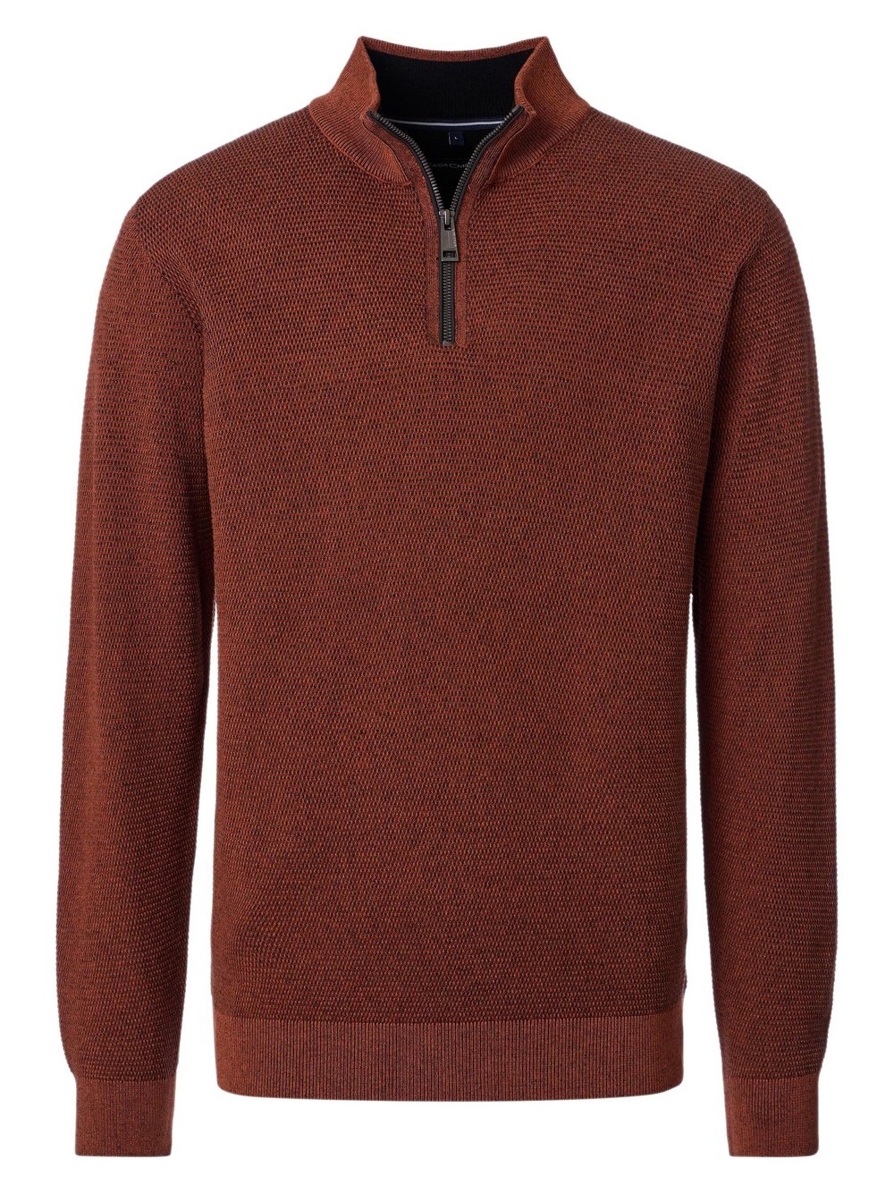 CASAMODA Troyer Herren Baumwolle orange, L