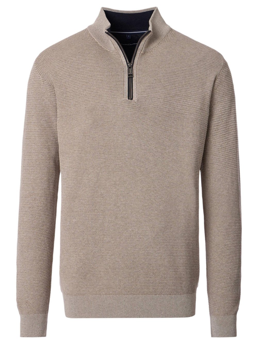 CASAMODA Troyer Herren Baumwolle beige, L
