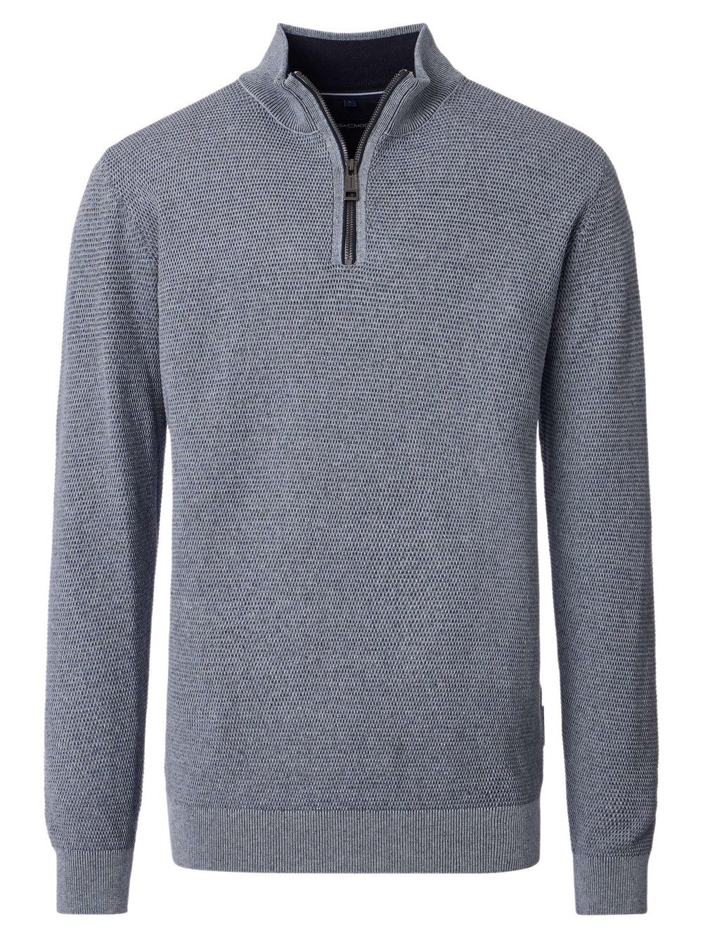 CASAMODA Troyer Herren Baumwolle blau, 4XL