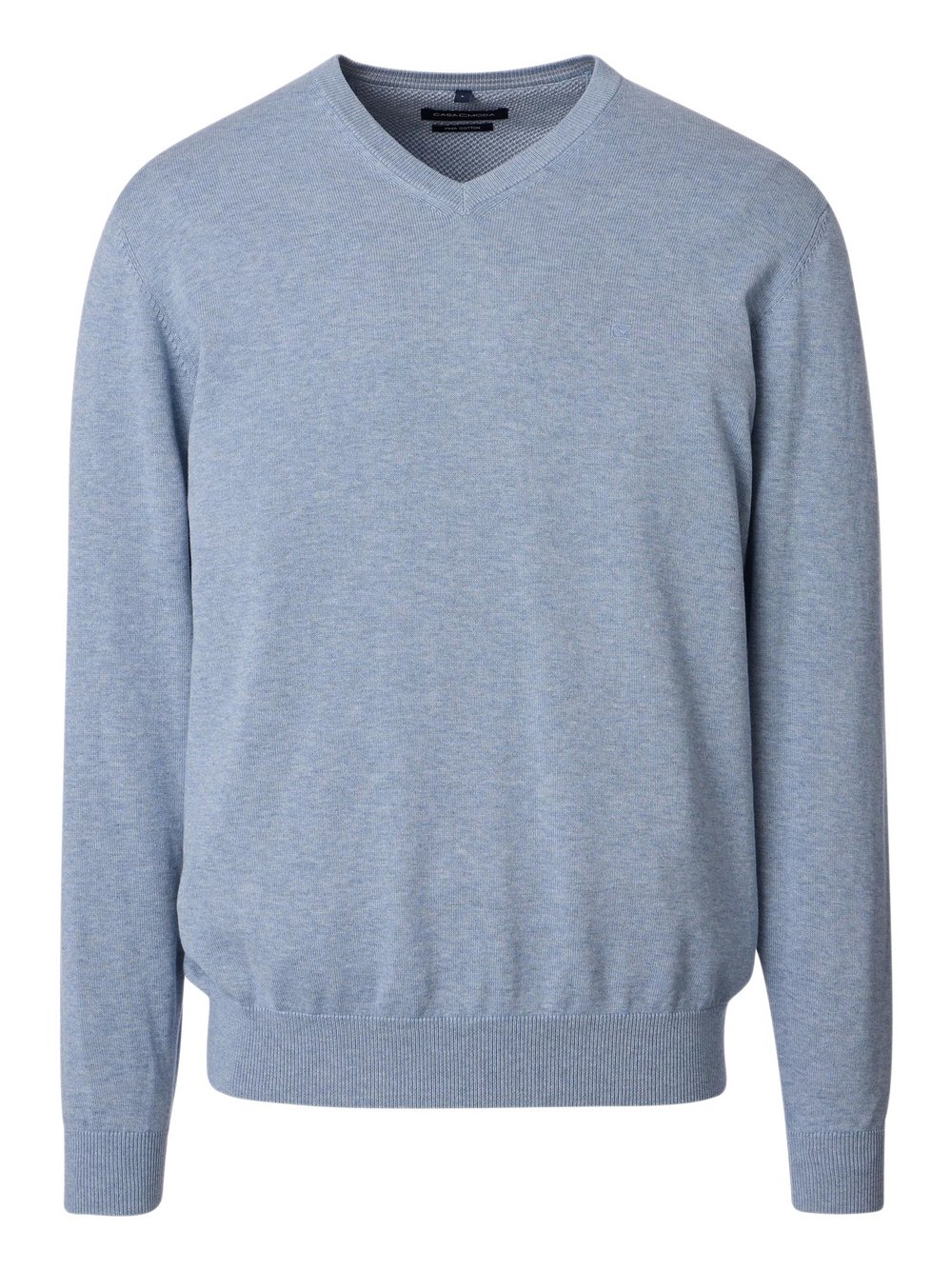Thumbnail - CASAMODA Pullover Herren Baumwolle blau, 4XL