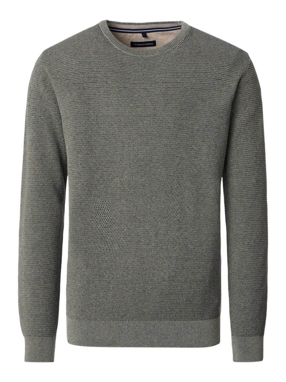 CASAMODA Pullover Herren Baumwolle mehrfarbig meliert, XXXL