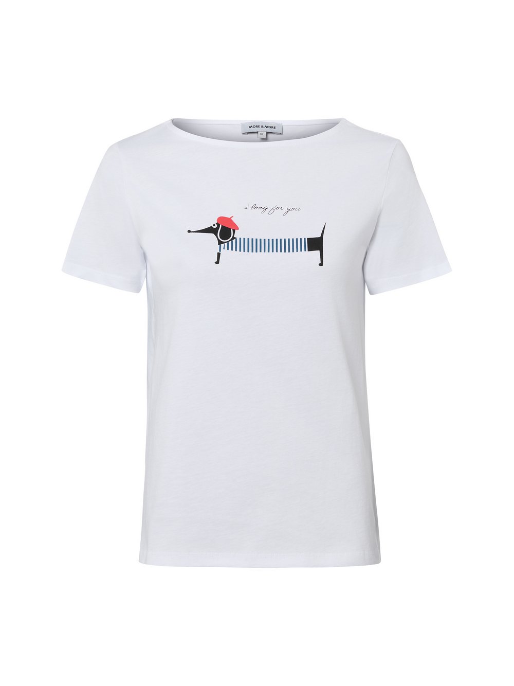 Thumbnail - More & More T-Shirt Damen Jersey mehrfarbig bedruckt, 46