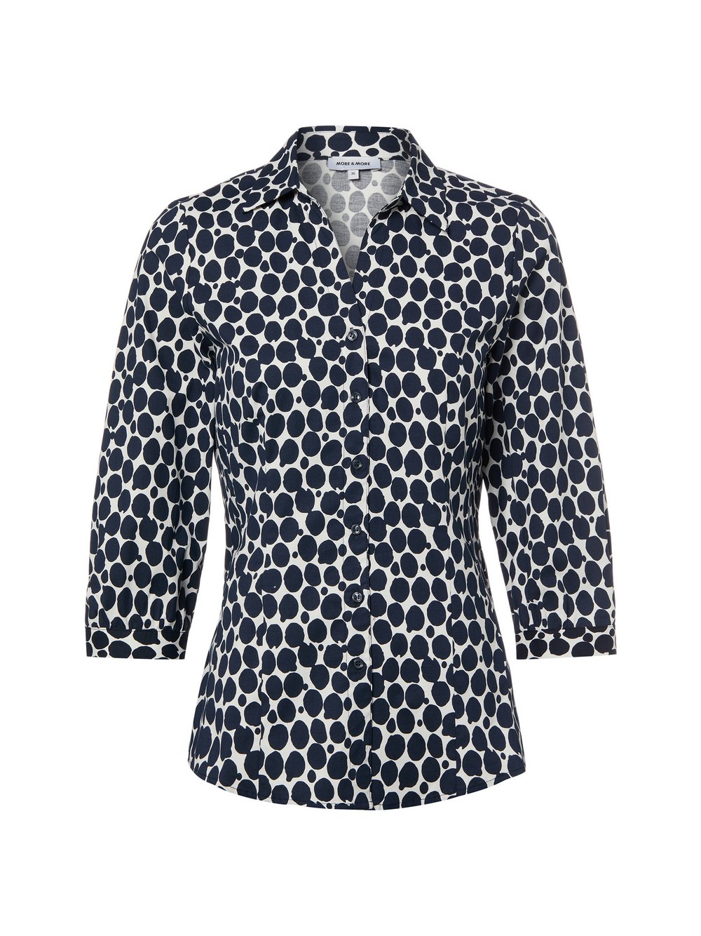 More & More Buse Damen Baumwolle mehrfarbig gemustert, 40