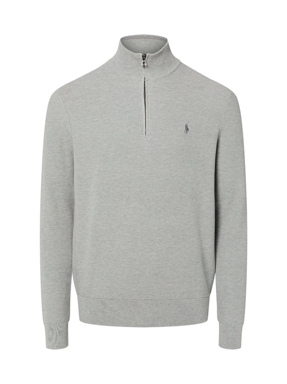 Thumbnail - Polo Ralph Lauren Troyer Herren Baumwolle grau meliert, XL