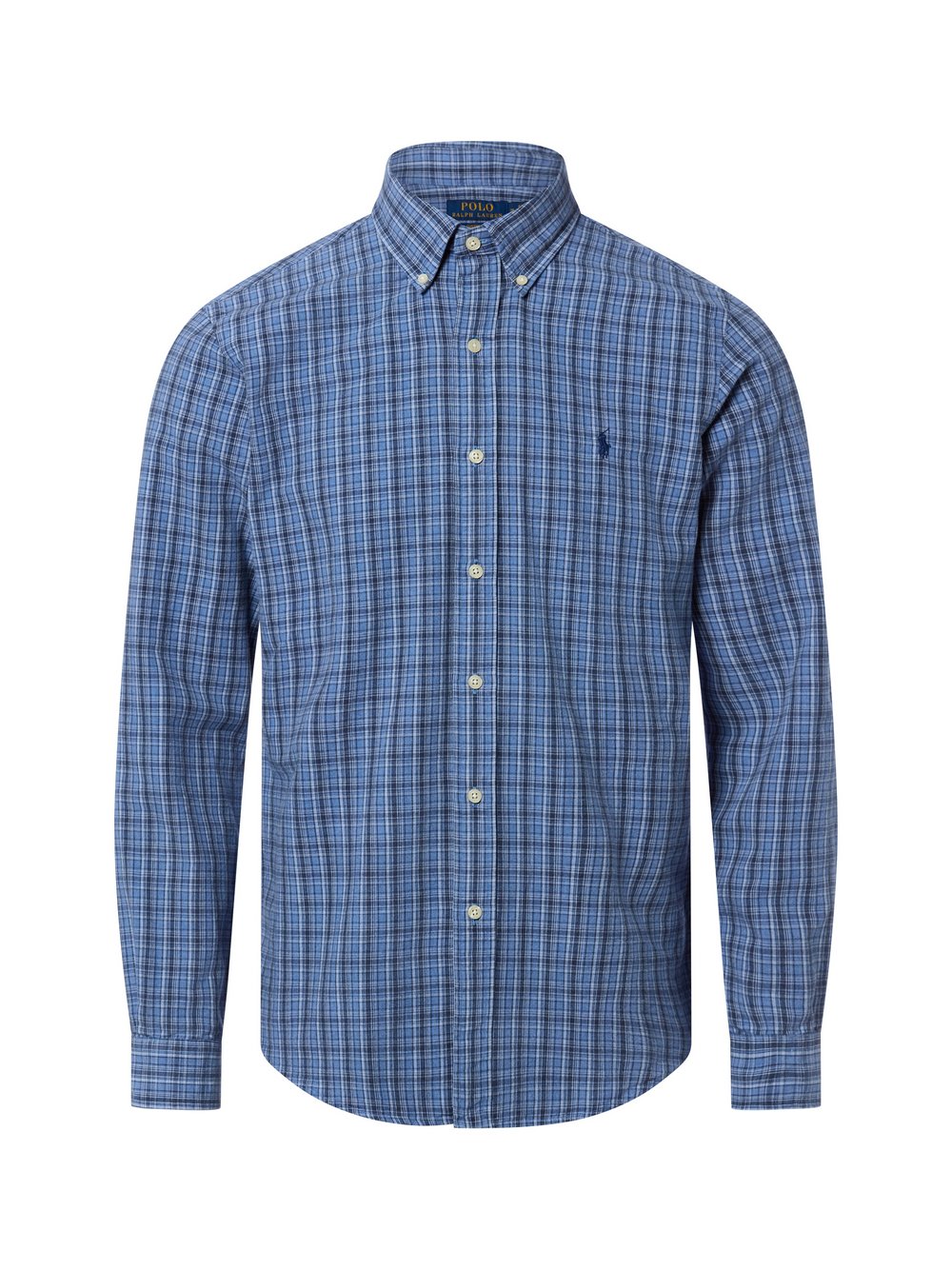 Polo Ralph Lauren Freizeithemd Herren Modern Fit Baumwolle blau kariert, S