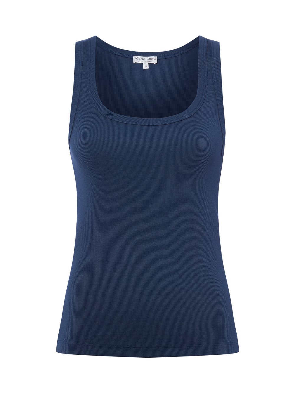 Marie Lund Top Damen Baumwolle blau, S