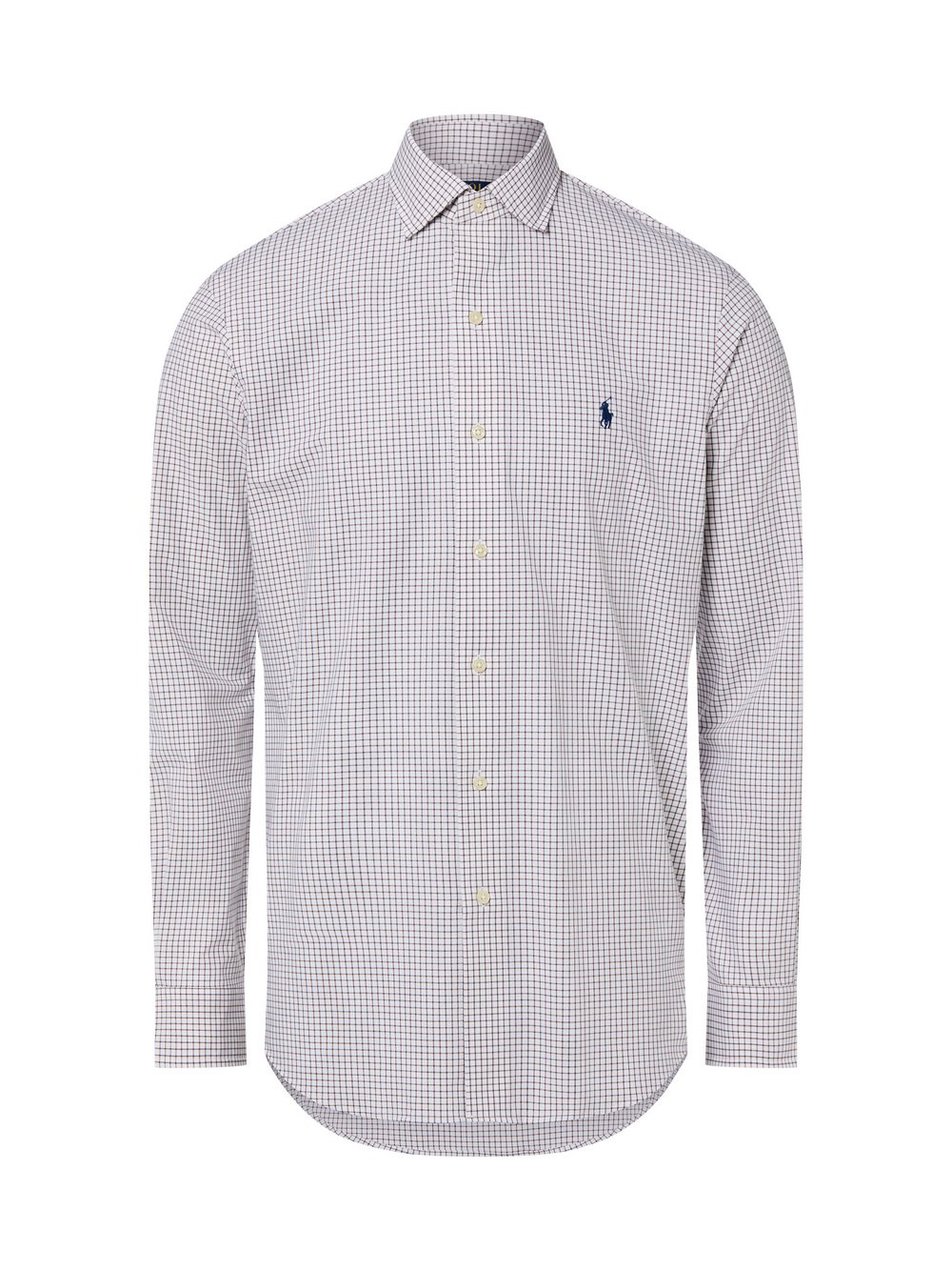 Polo Ralph Lauren Businesshemd Herren Modern Fit Baumwolle braun kariert, L