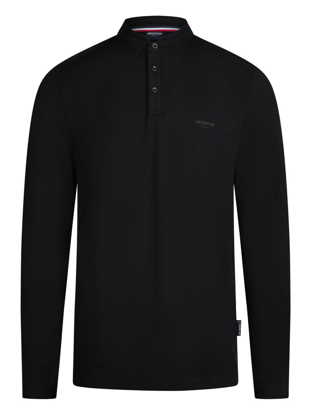 Daniel Hechter Langarmshirt Herren Baumwolle schwarz, XL