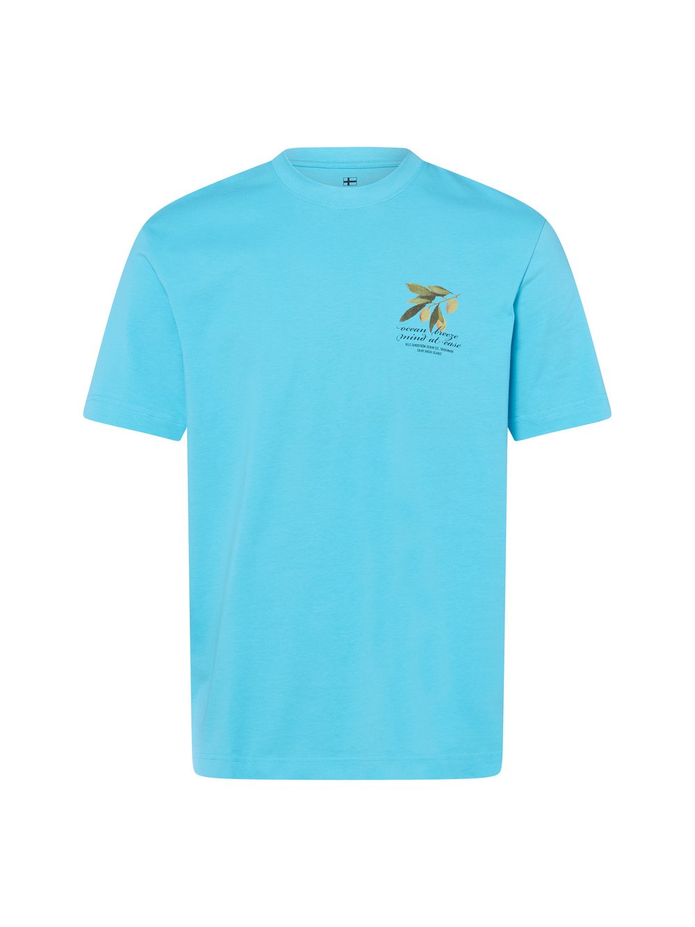 Nils Sundström T-Shirt Herren Baumwolle (100%) blau, S