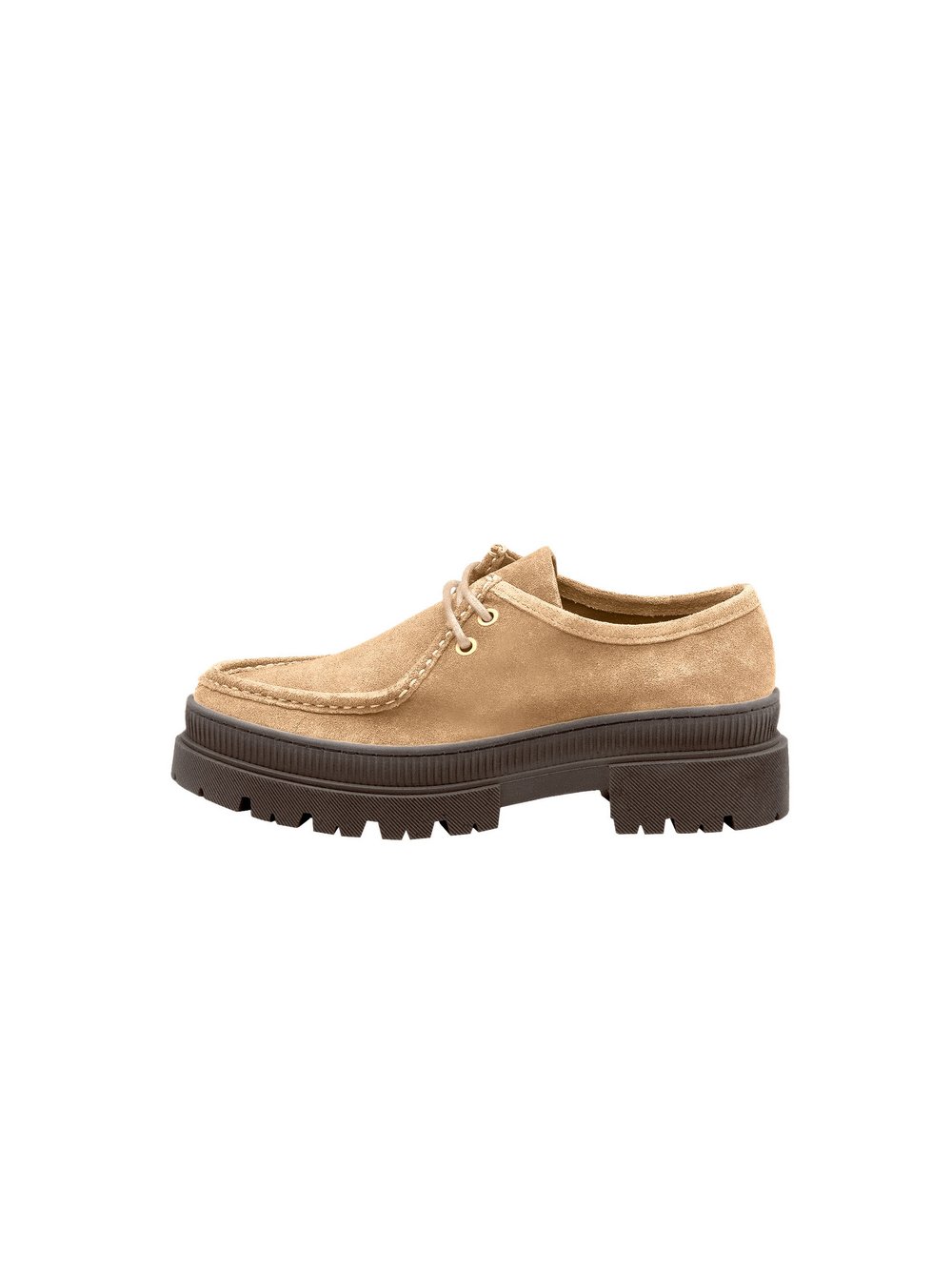 Lloyd Schnürschuh Damen Leder beige, 41