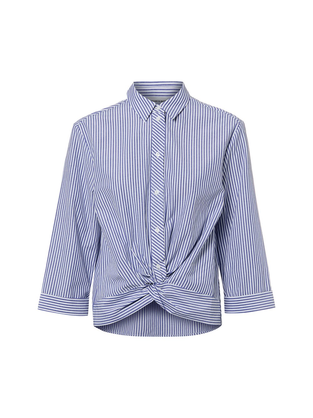 More & More Hemdbluse Damen Baumwolle mehrfarbig gestreift, 42