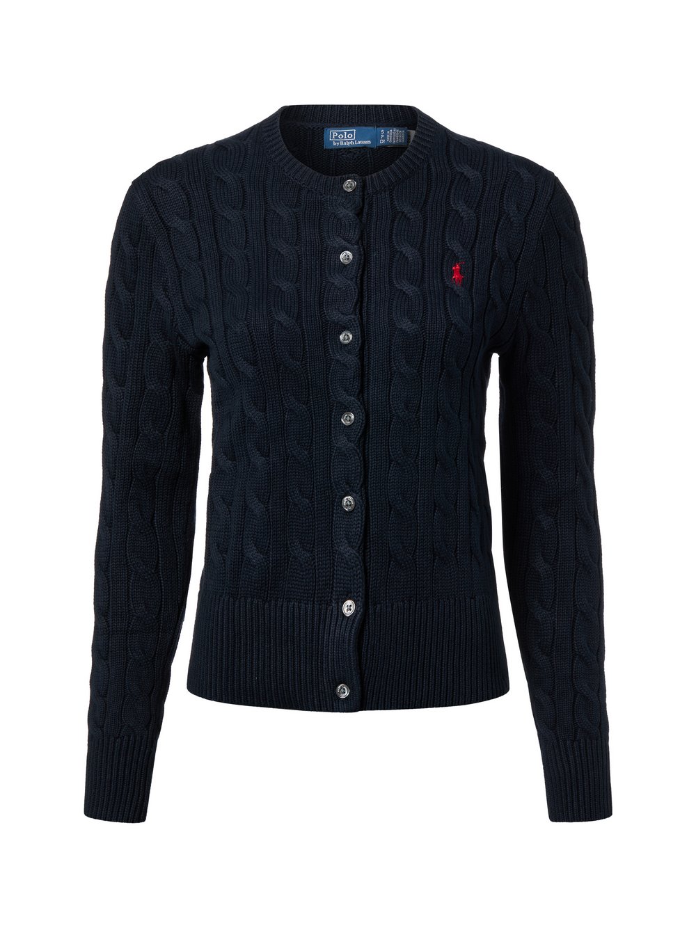 Thumbnail - Polo Ralph Lauren Strickjacke Damen Baumwolle blau, XS