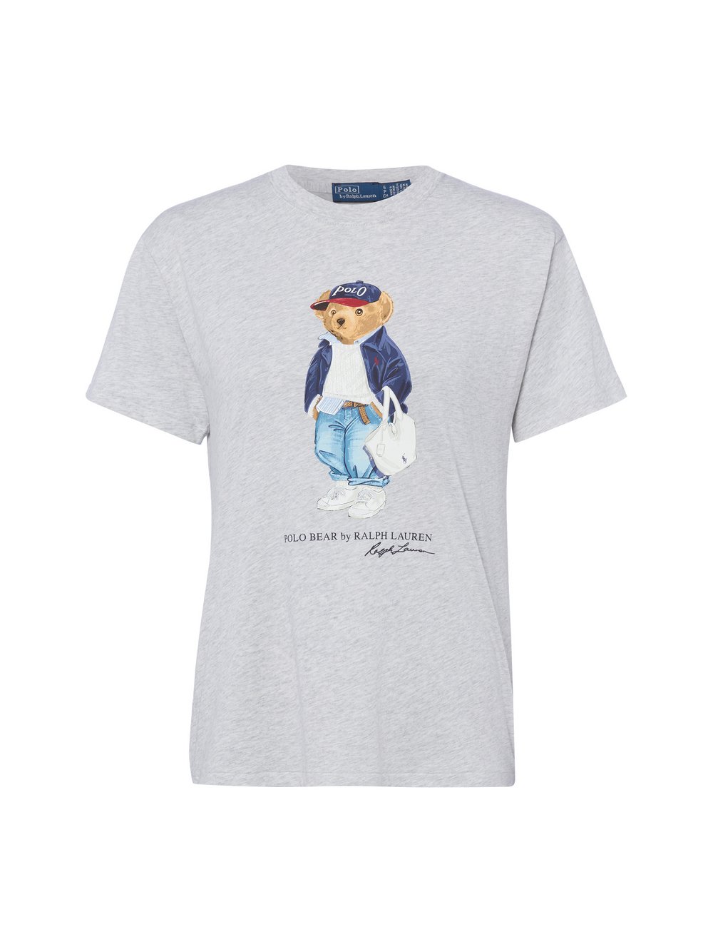 Thumbnail - Polo Ralph Lauren T-Shirt Damen Baumwolle (100%) grau bedruckt, S