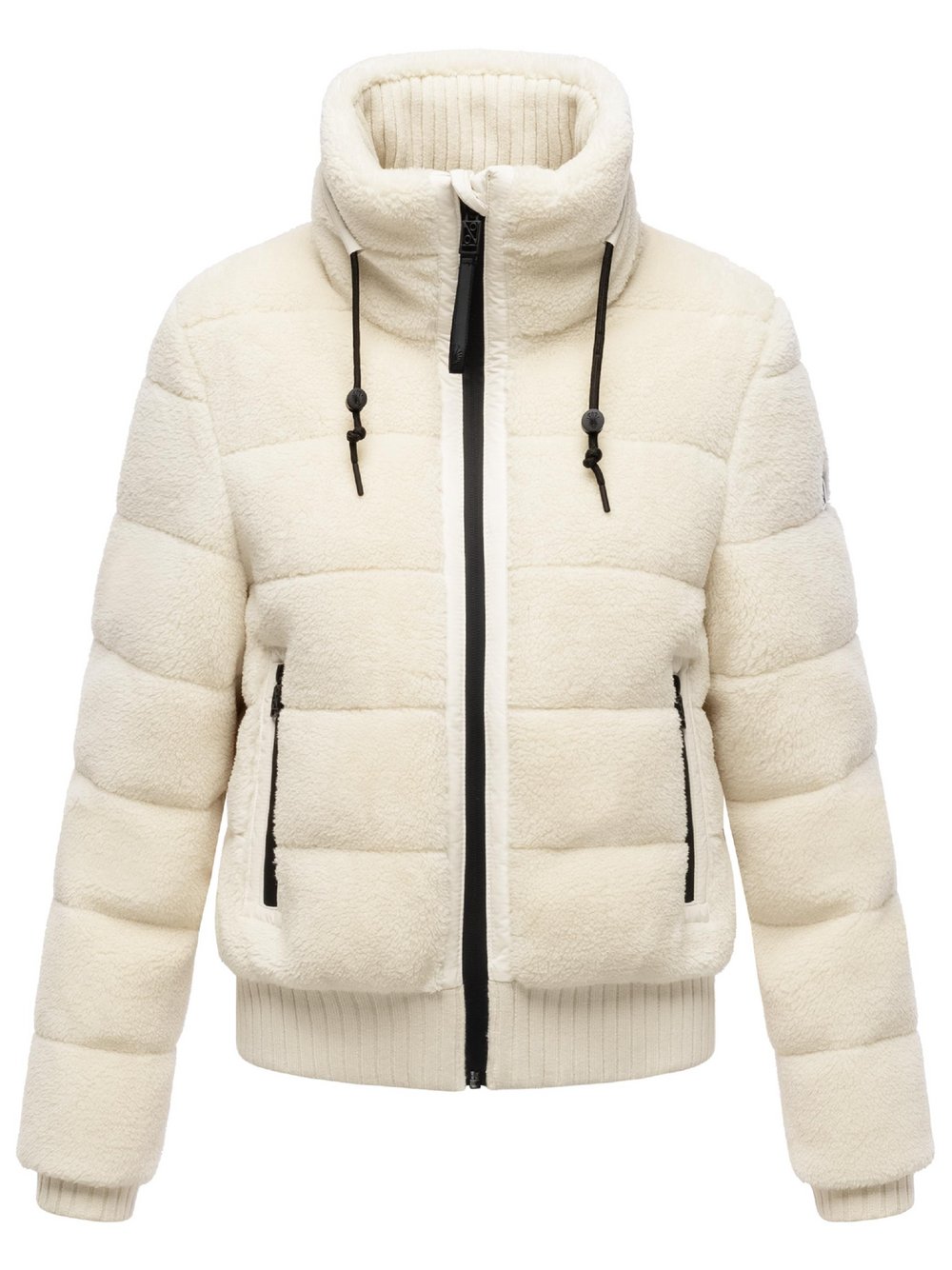 Navahoo Plüschjacke Damen weiß, XS