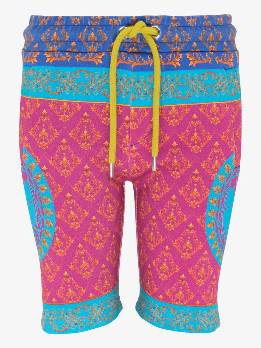 Thumbnail - Carlo Colucci Sweatshorts Jungen Baumwolle mehrfarbig gemustert, 134