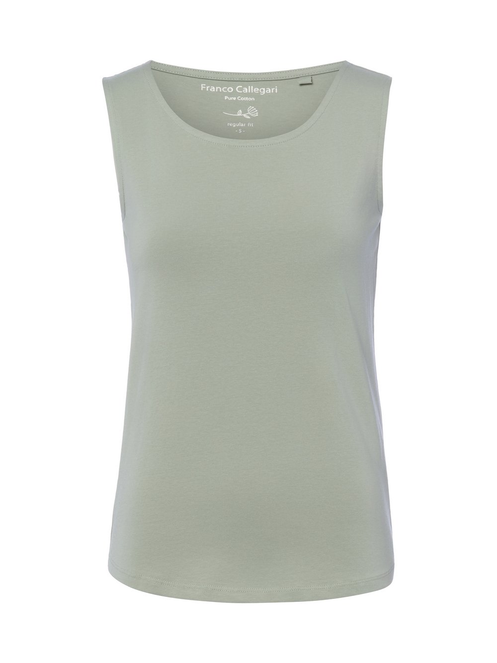 Franco Callegari Tanktop Damen Jersey grün, XXXL