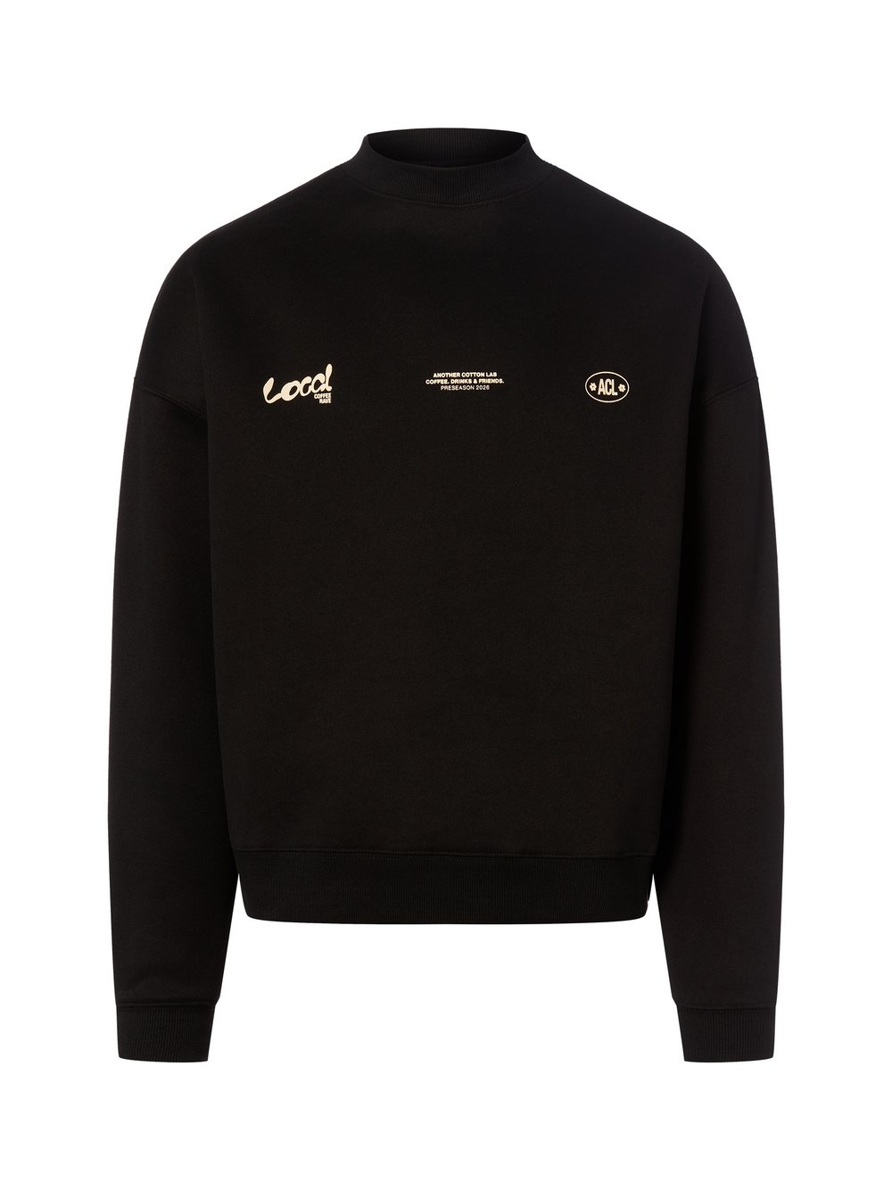 Another Cotton Lab Sweatshirt Herren Baumwolle schwarz, L