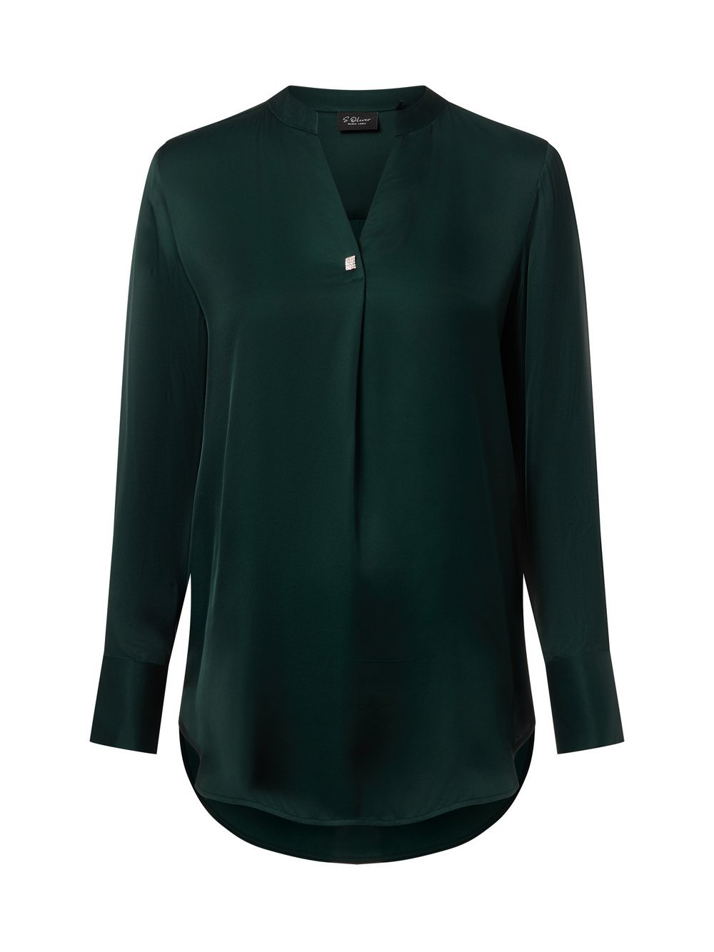 s.Oliver BLACK LABEL Tunikabluse Damen Viskose grün, 44