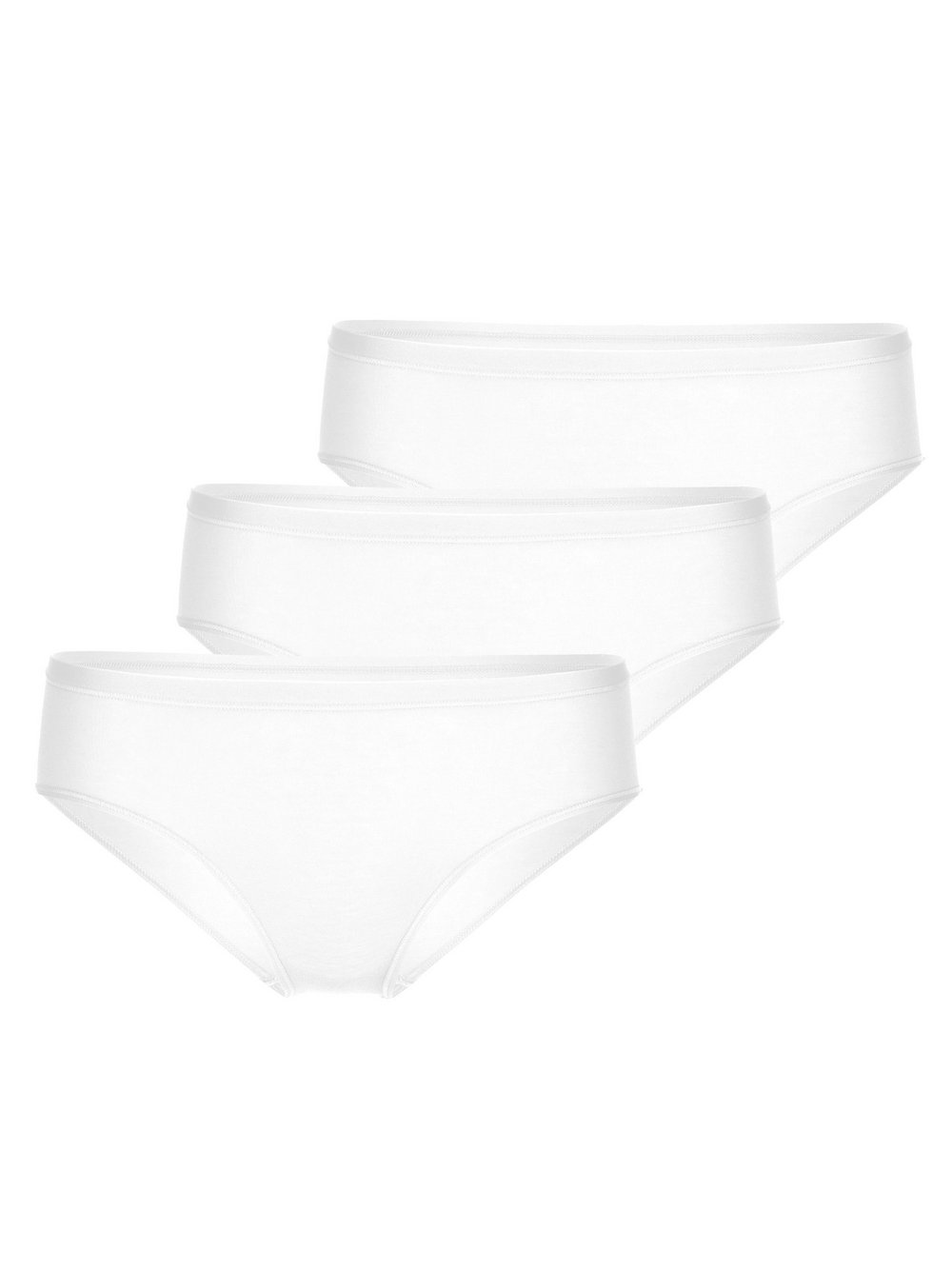 Calida Slip 3er Pack Damen Baumwolle weiß, L
