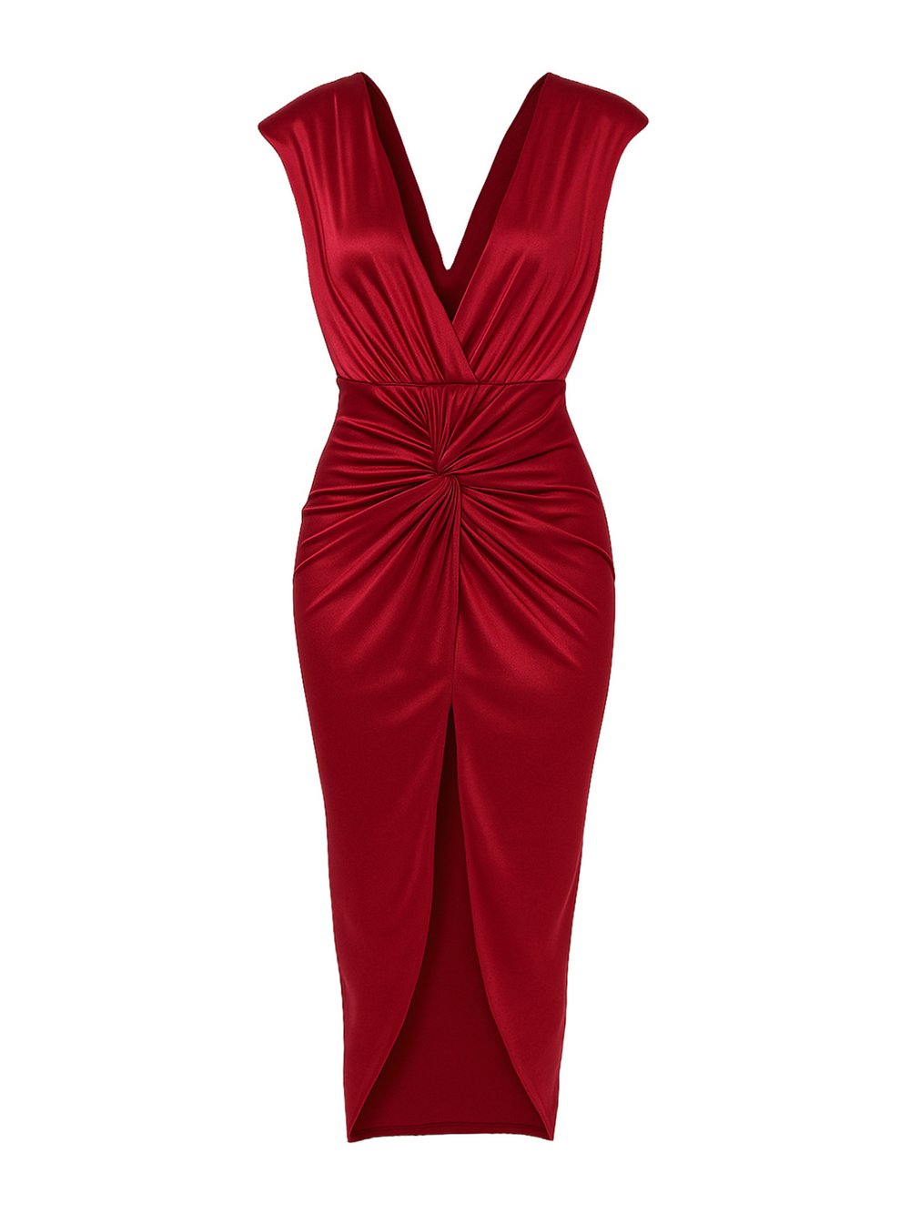 Goddiva Midi-Kleid Damen rot, 44