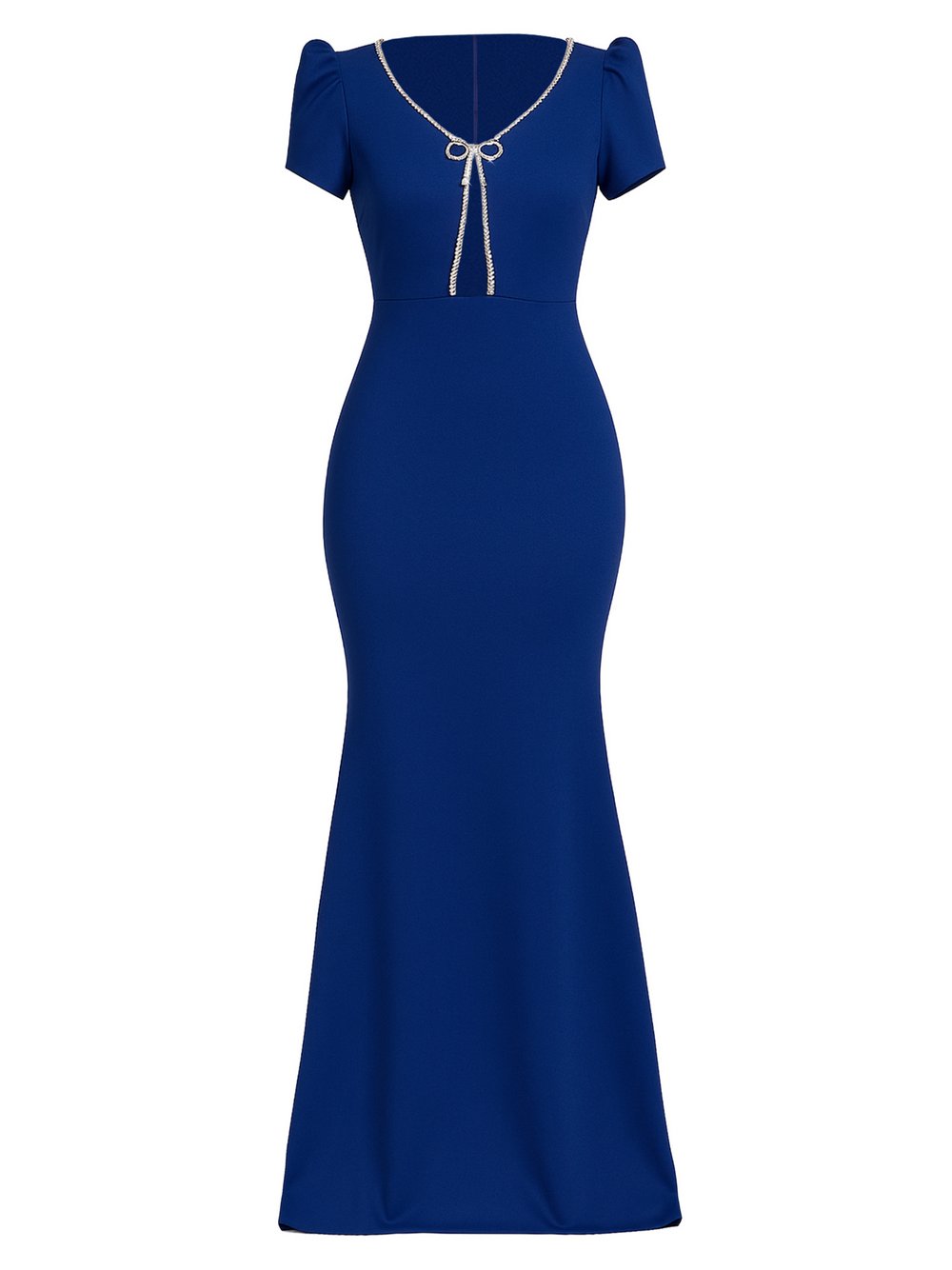 Thumbnail - Goddiva Maxi-Kleid Damen blau, 38