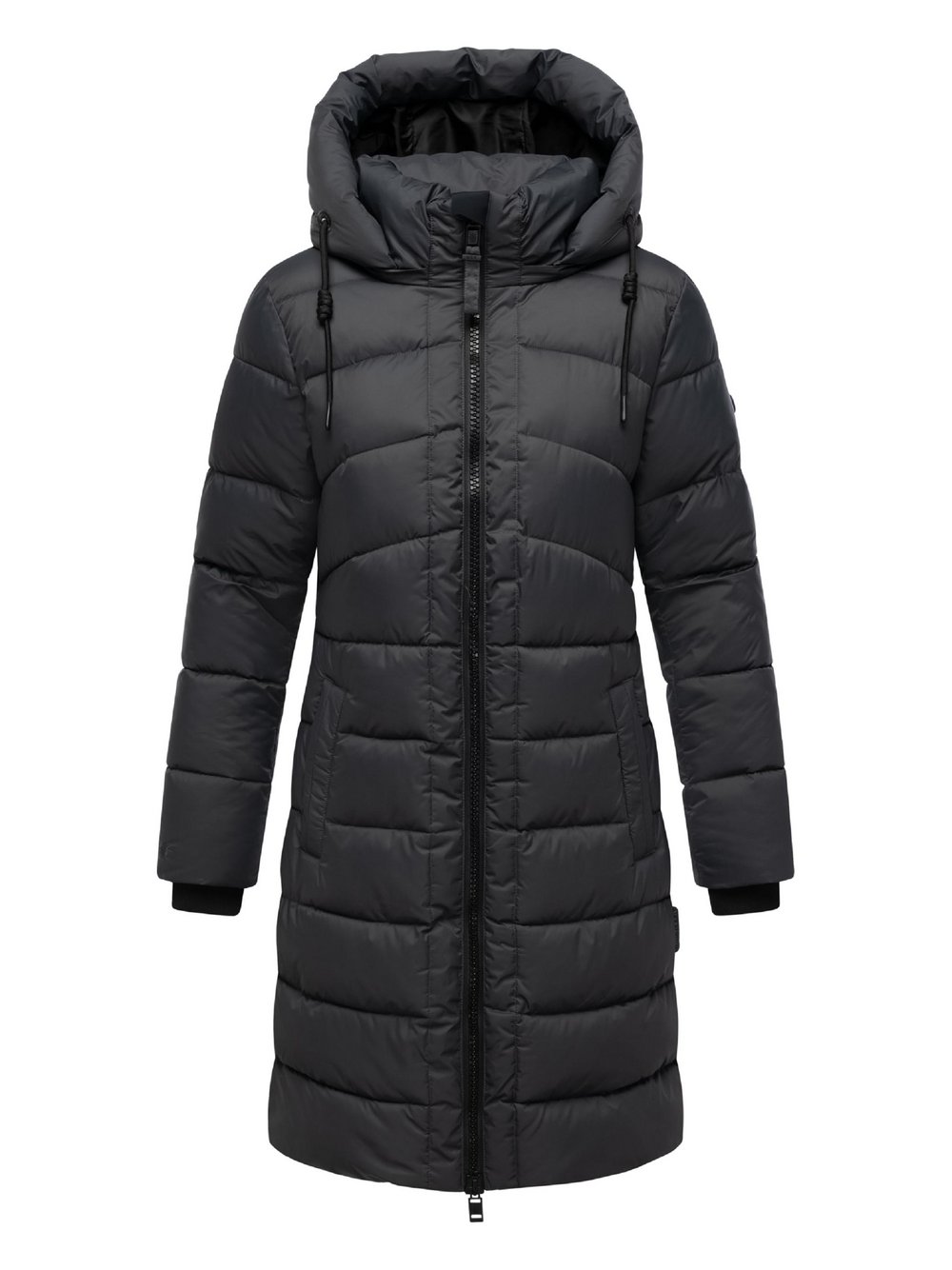 Thumbnail - Marikoo Steppmantel Damen grau, S