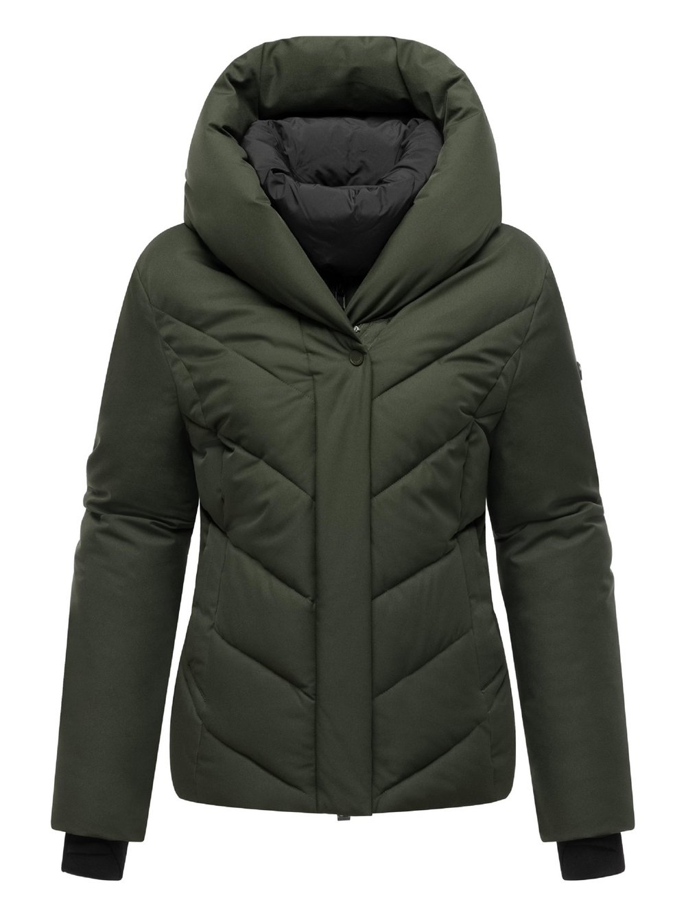Thumbnail - Marikoo Steppjacke Damen grün, L