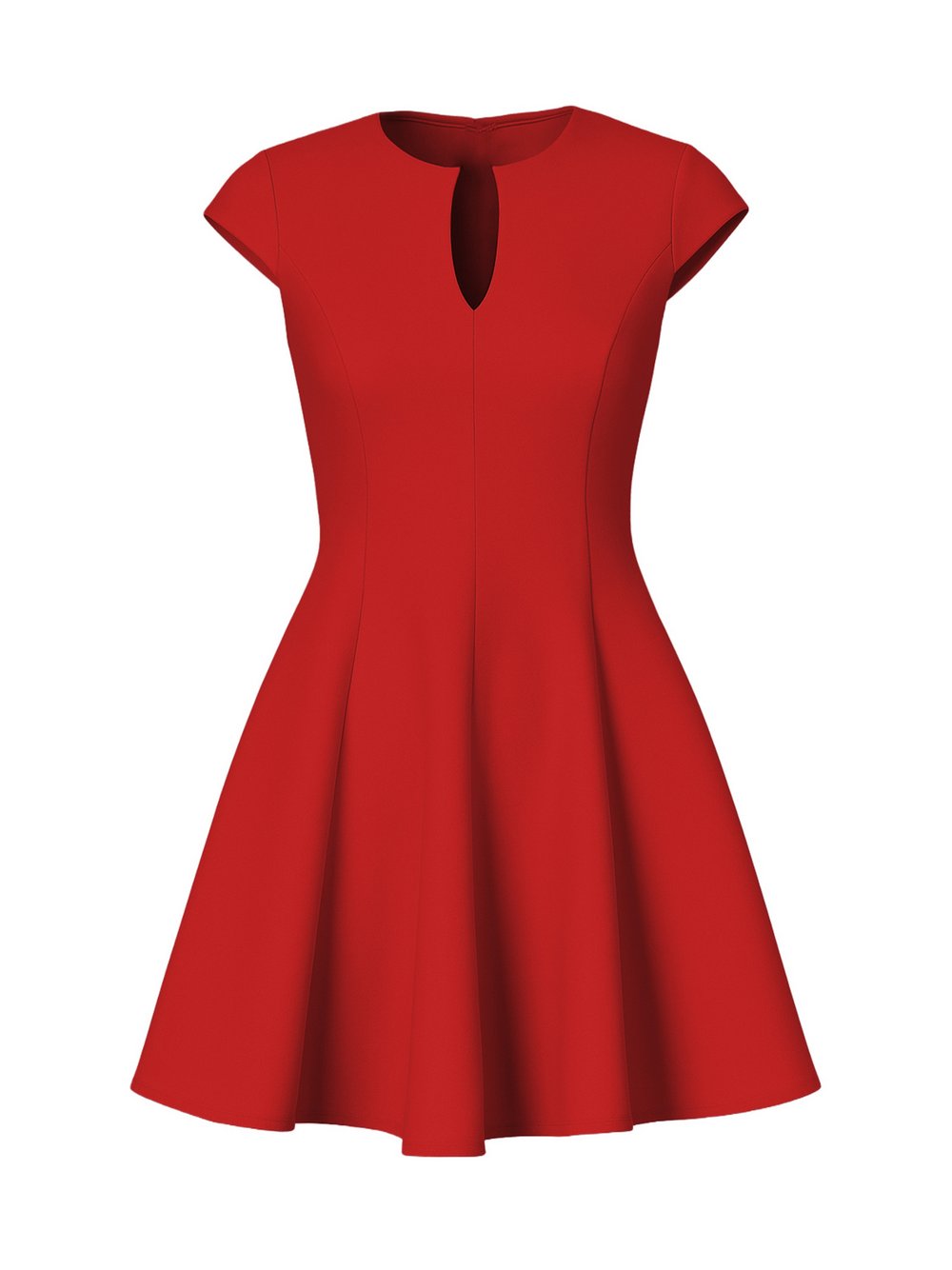 Goddiva Mini Kleid Damen rot, 44
