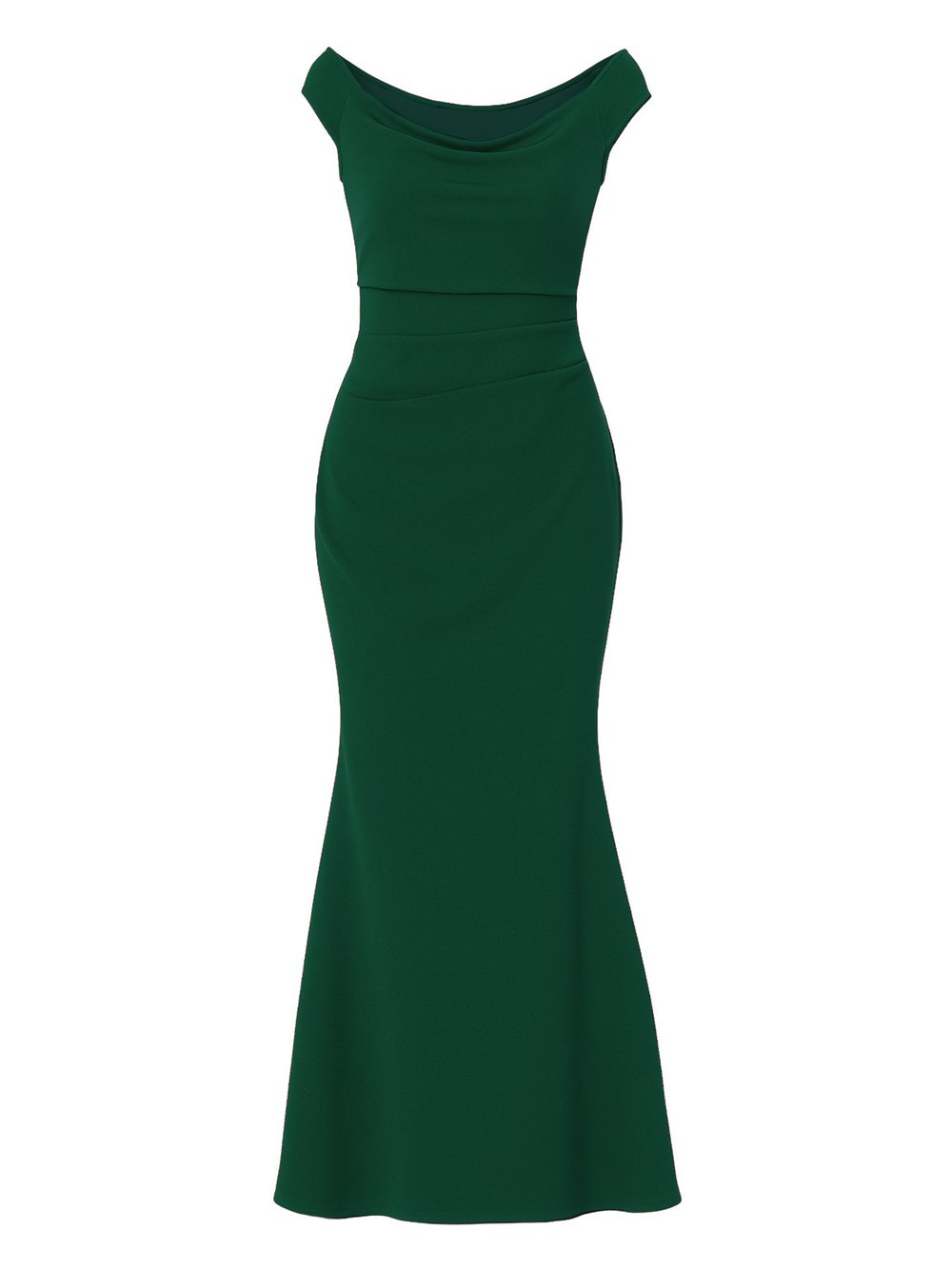 Thumbnail - Goddiva Maxi-Kleid Damen grün, 36