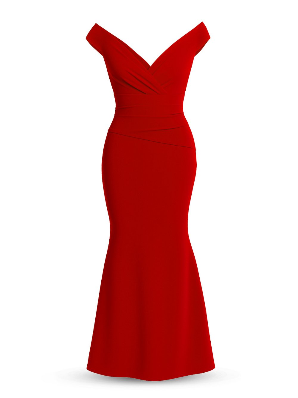Thumbnail - Goddiva Maxikleid Damen rot, 38