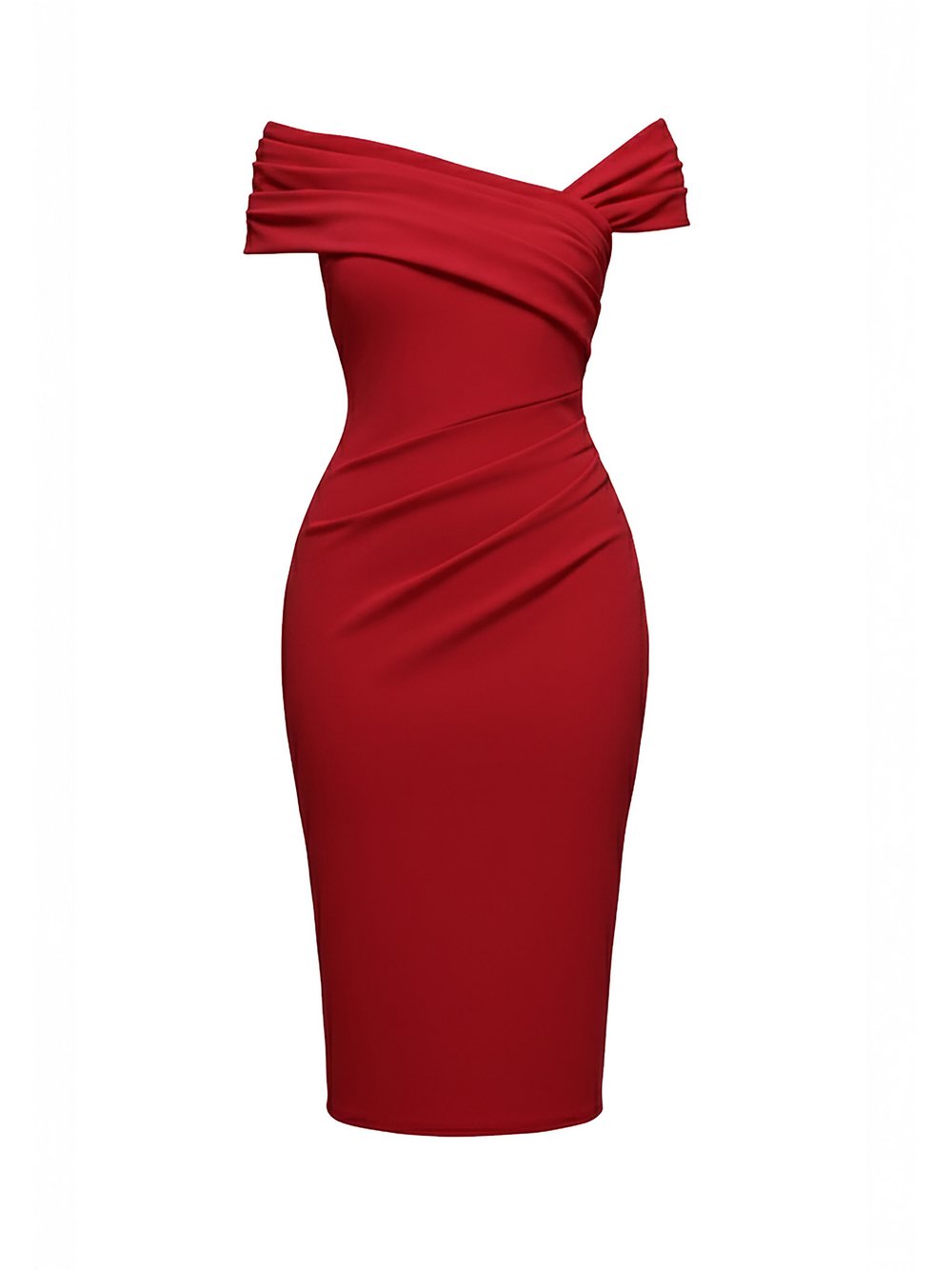 Goddiva Midikleid Damen rot, 36