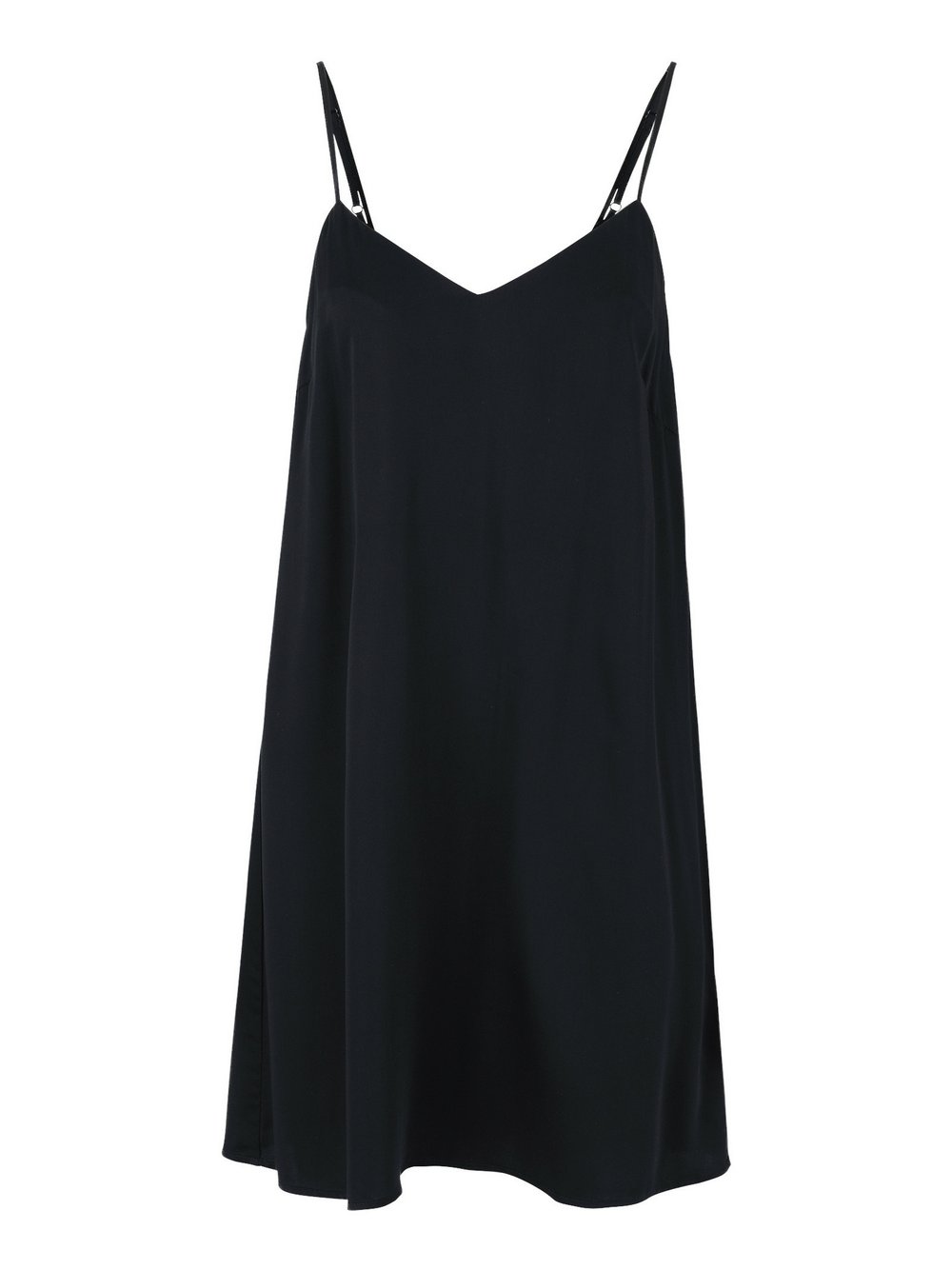 Les Lunes Mittellanges Negligé Damen Viskose schwarz, XL