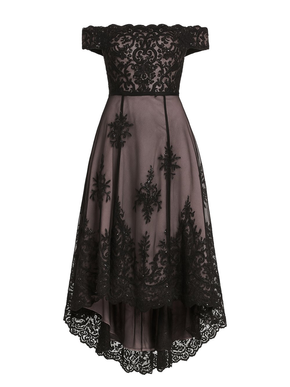 Thumbnail - Goddiva Midi-Kleid Damen schwarz, 42