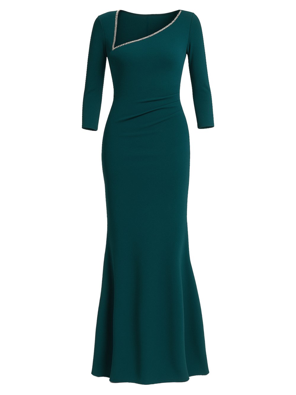 Thumbnail - Goddiva Maxi-Kleid Damen grün, 36