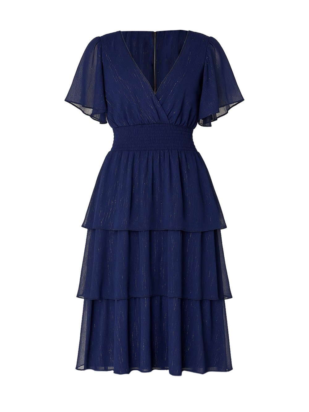 Thumbnail - Goddiva Midi Kleid Damen blau, 36